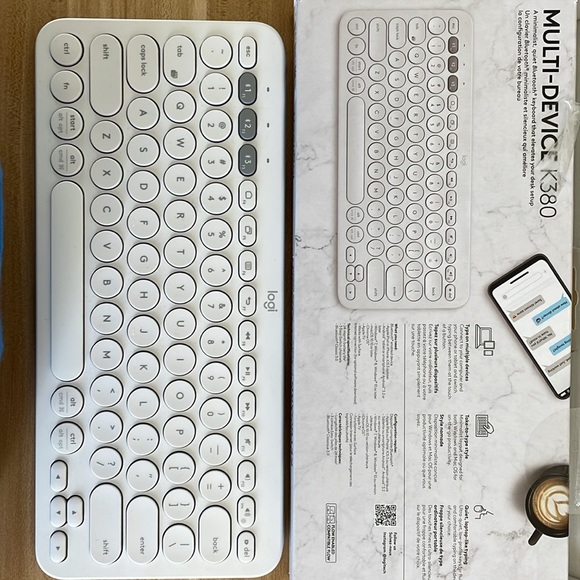 Multidevice k380 keyboard white logitech - Picture 2 of 2